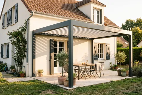 Illustration : Pergola bioclimatique